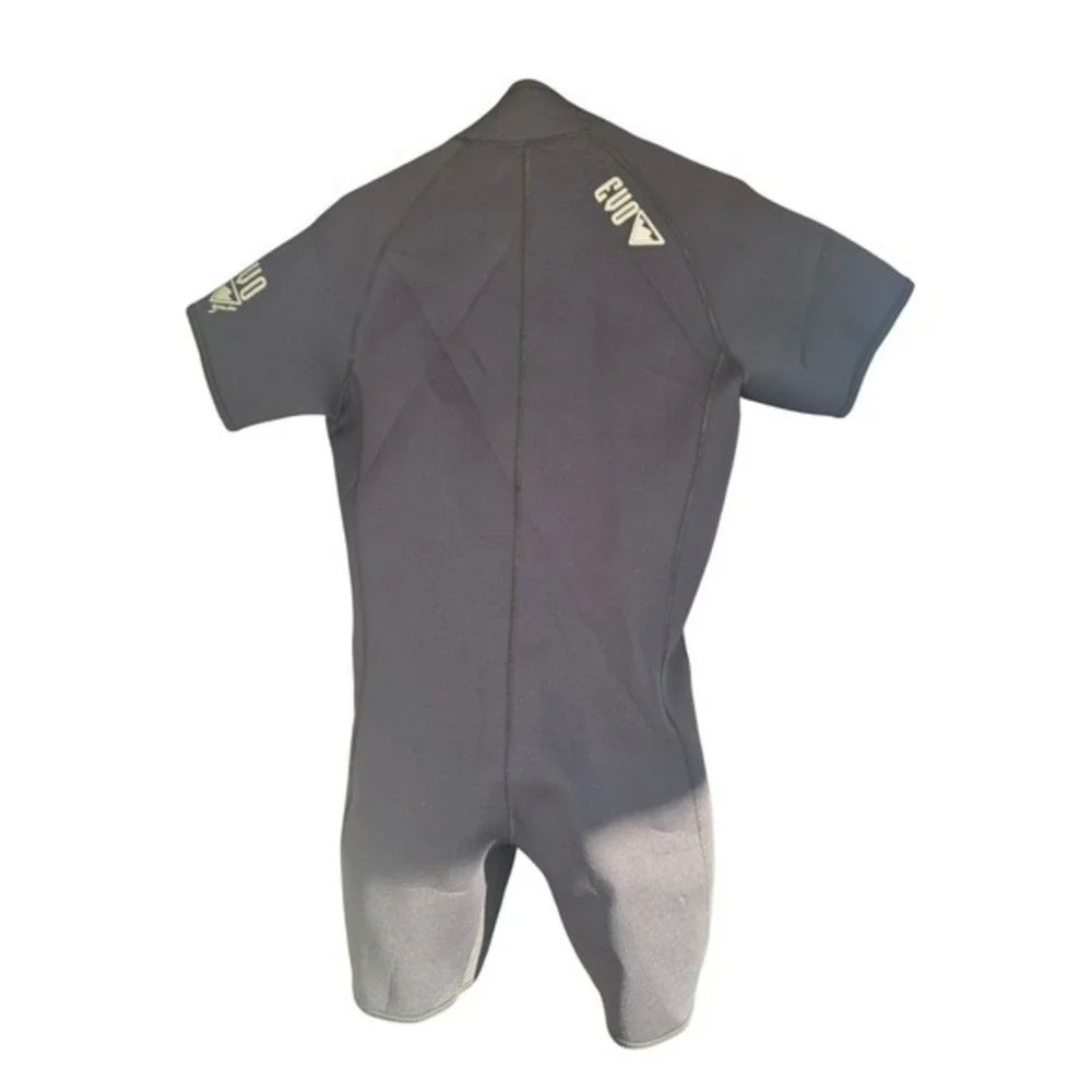 EVO 3mm Shorty Wetsuit Men's Size L Front Zip Water‎ Sports Diving Surfing
